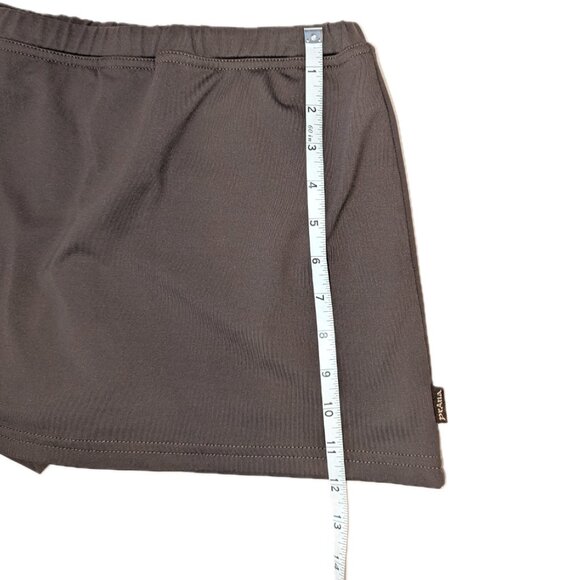 PrAna | Set of 2 Sugar Mini Skirts with Shorts in Chocolate Brown & Coral Small - Picture 10 of 16